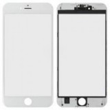LCD stikliukas Apple iPhone 7 su rėmeliu ir OCA white (O) 